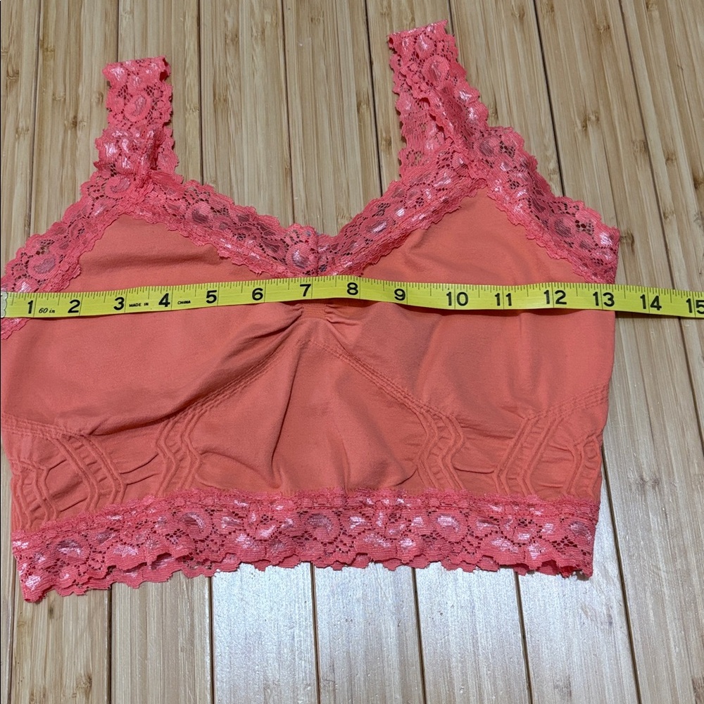 Bralette. One size. Coral color. NWT. - Picture 6 of 9